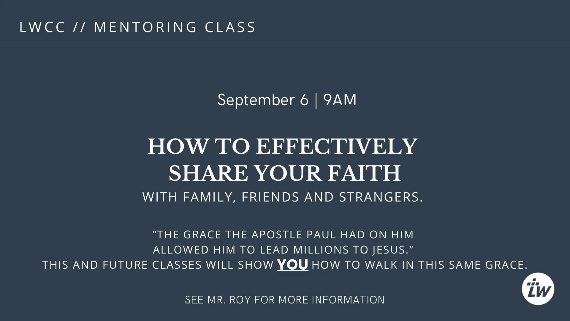 Share Your Faith 9.6.25