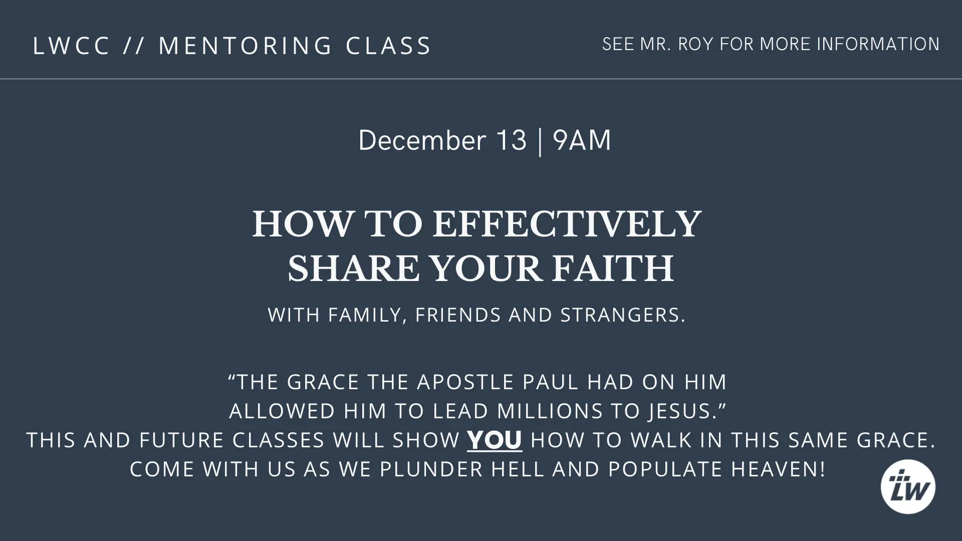 Share Faith 12.13.25