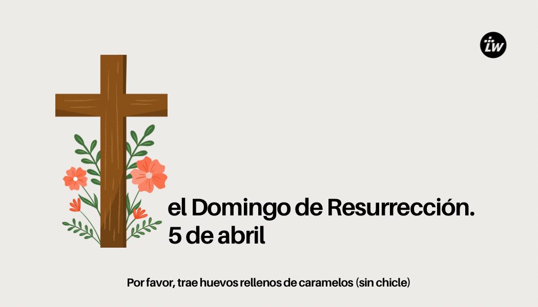Easter Sunday. April 5 Spanish