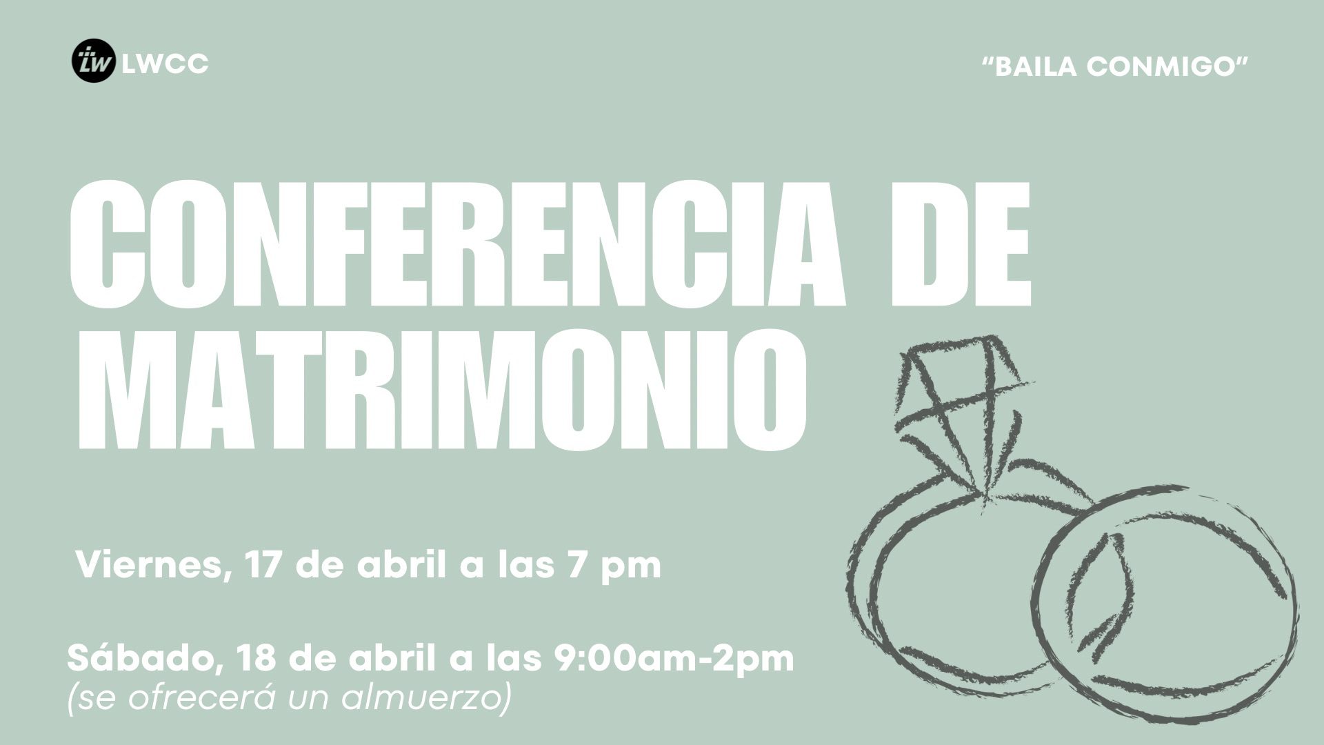 marriage cinference 4.17-18.26 Spanish