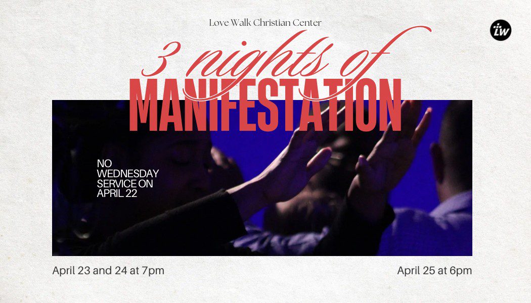 3 nights Manifestations 4.23.24.25.2026